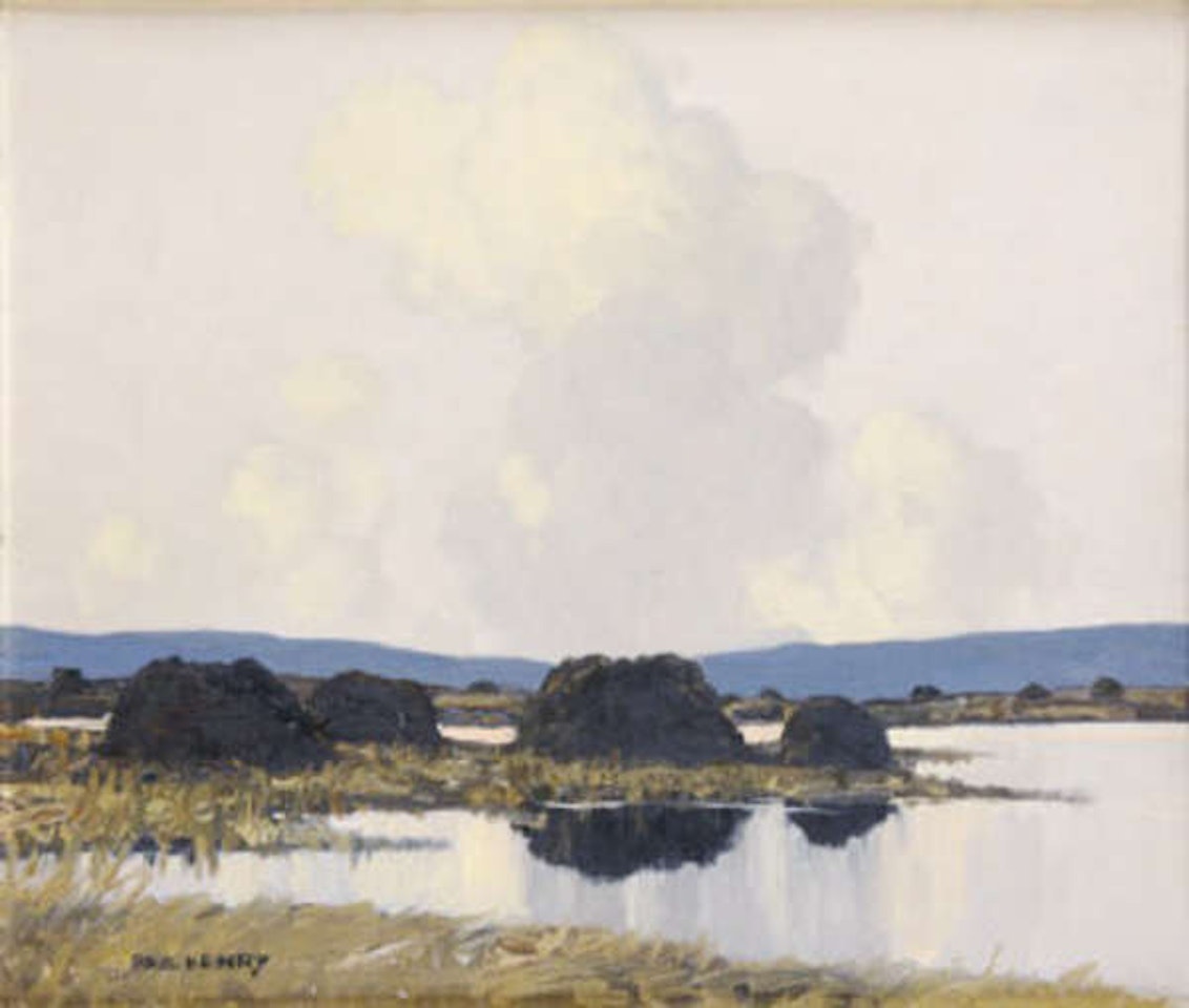 Bogland, Connemara by Paul Henry