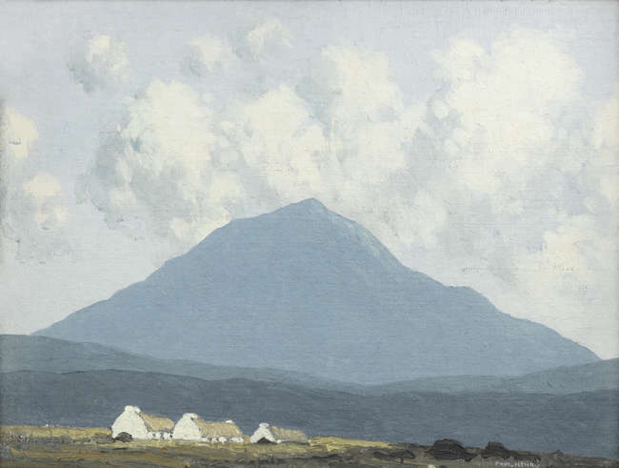 Cottages in Achill by Paul Henry