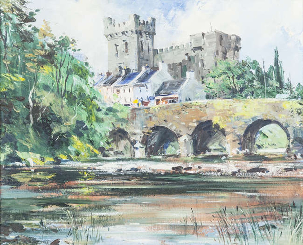 Macroom Castle and The Bridge by Kenneth Webb