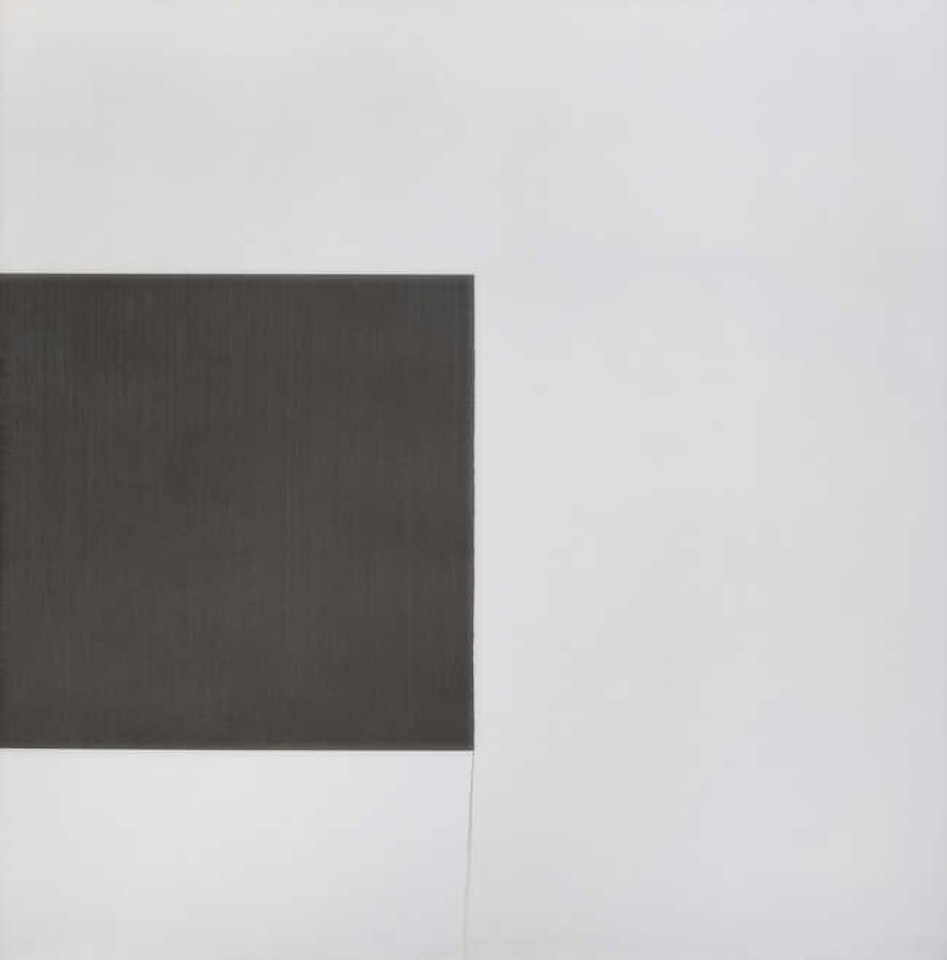 Exposed Painting Pewter by Callum Innes