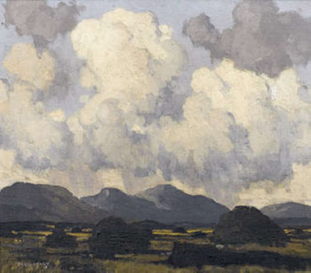 On the Turf Bog, Co. Kerry by Paul Henry