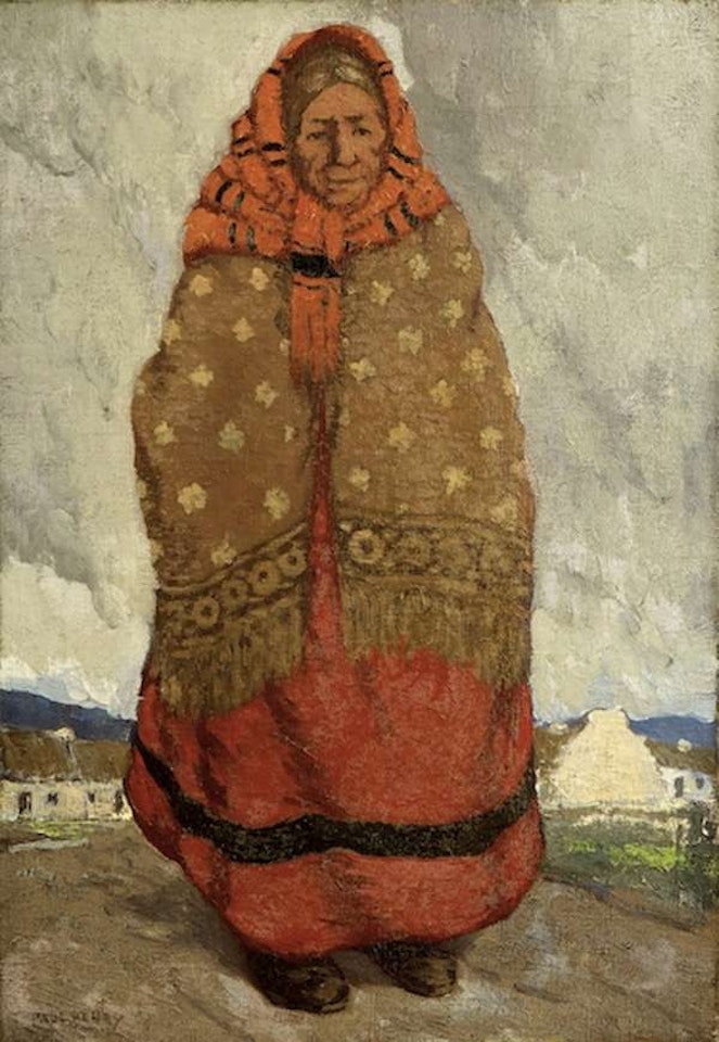 The Spotted Shawl by Paul Henry