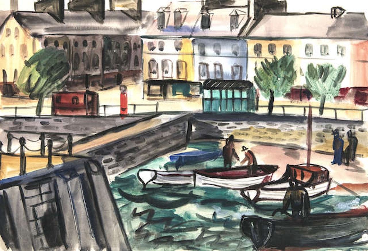 By the Pier, Ardmore, Co. Waterford by Norah McGuinness