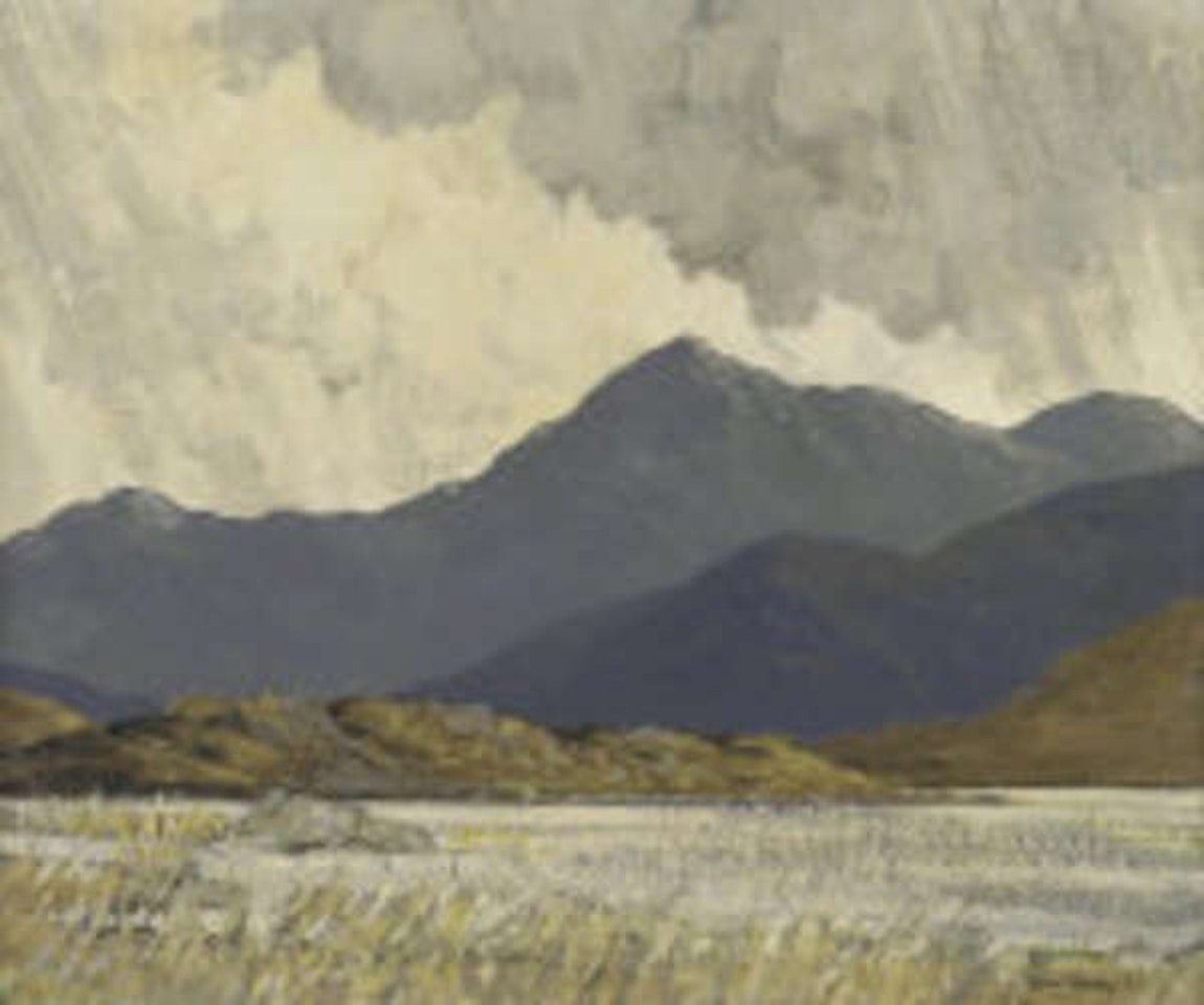 Storm on a Connemara lake by Paul Henry