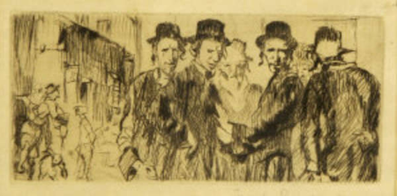 Jewish Men by Sir Frank Brangwyn
