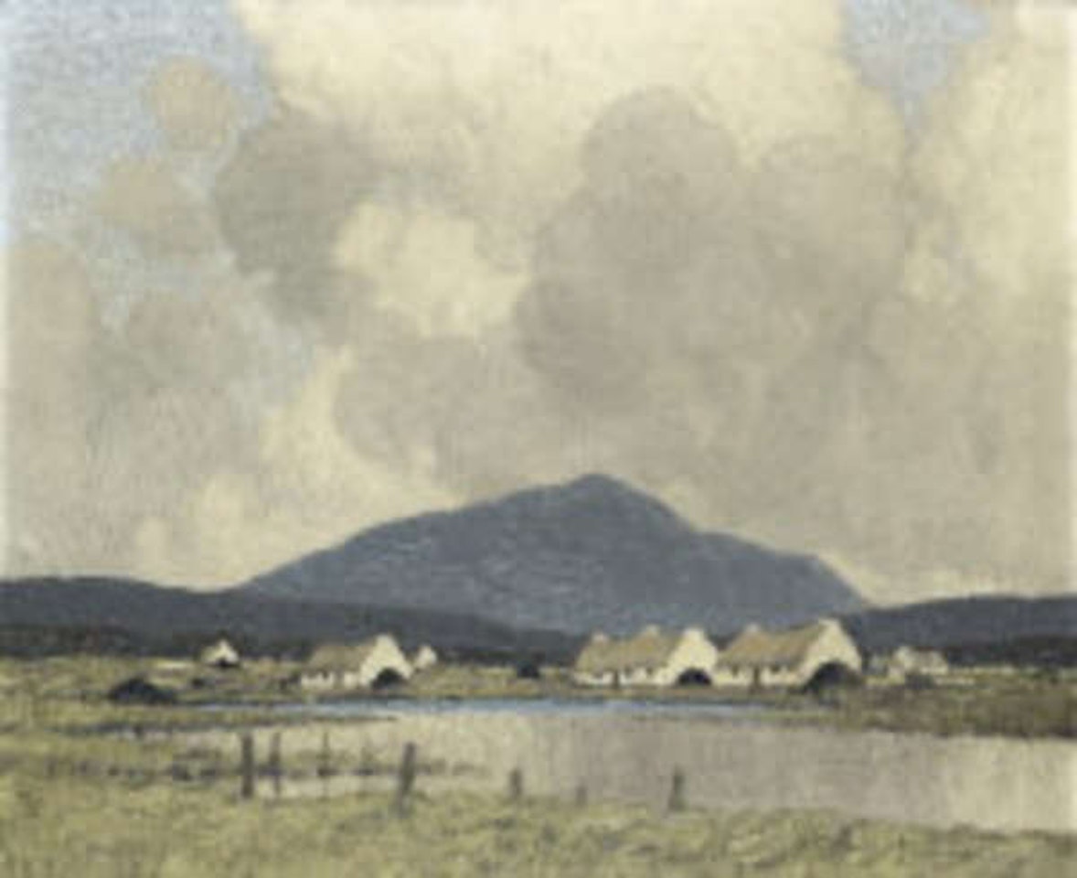 The Village by the Marsh by Paul Henry