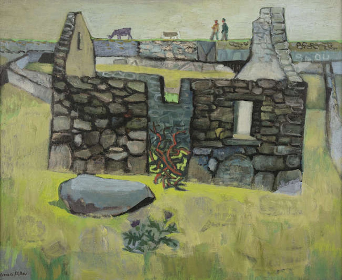 Ruined Cottage by Gerard Dillon