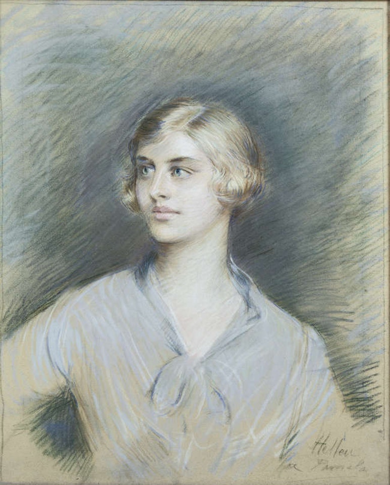 Portrait of Pamela Mitford by Paul César Helleu