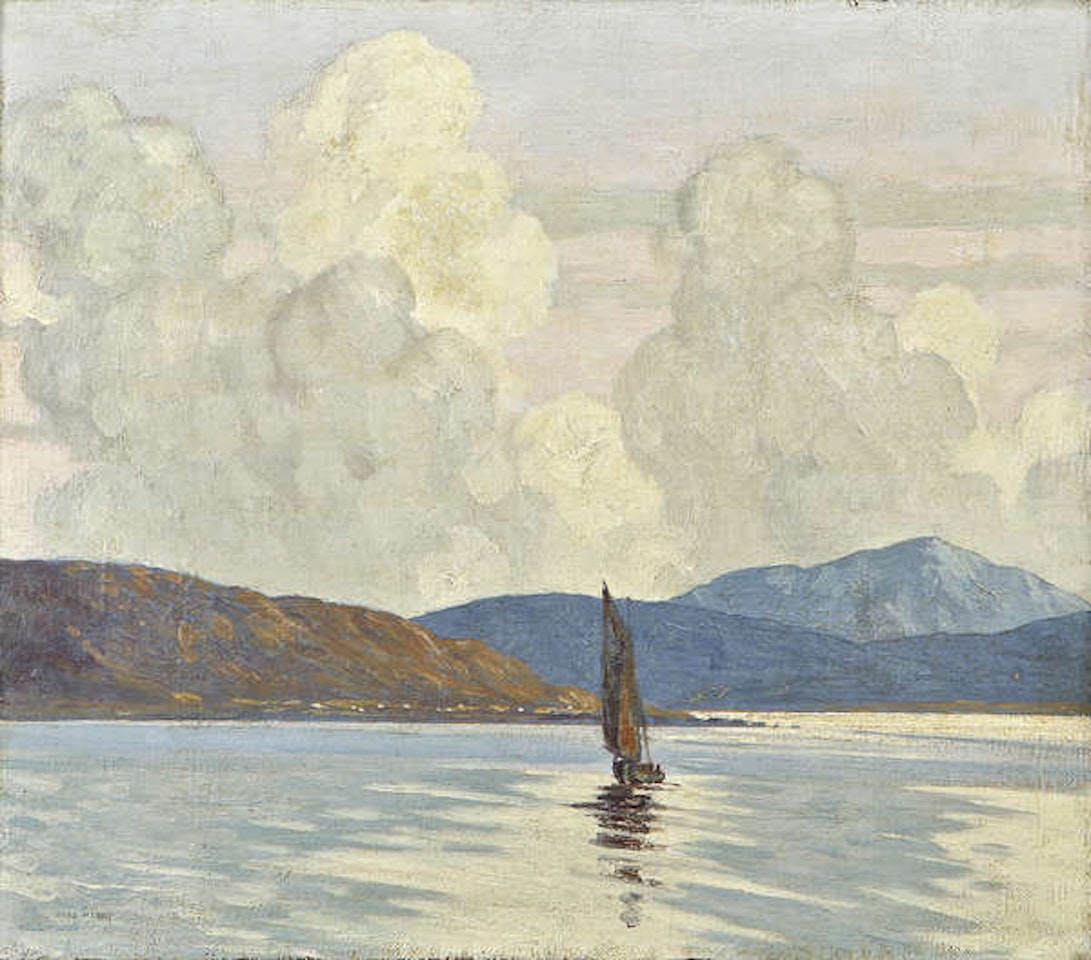 Sailing Boat on a Lough by Paul Henry