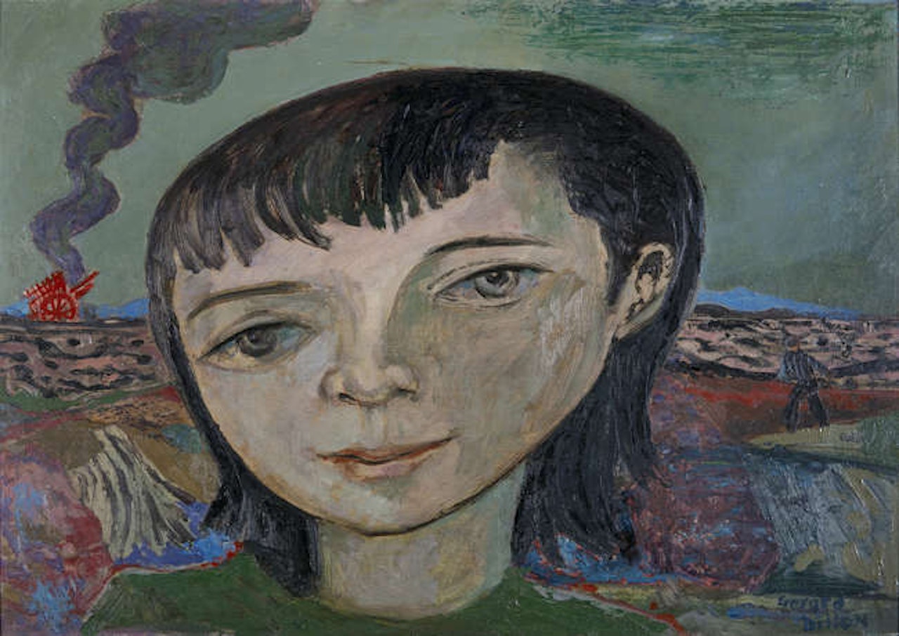 Girl in a Bog by Gerard Dillon