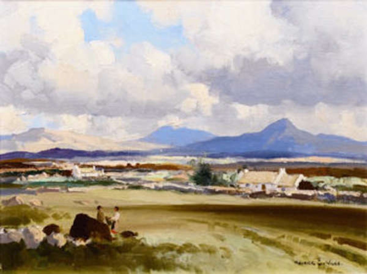 Landscape, Co. Donegal by Maurice Canning Wilks