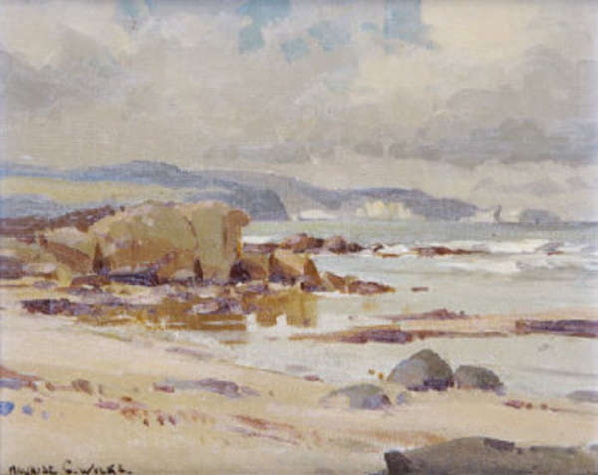 Antrim Coastline Near Cushendun by Maurice Canning Wilks