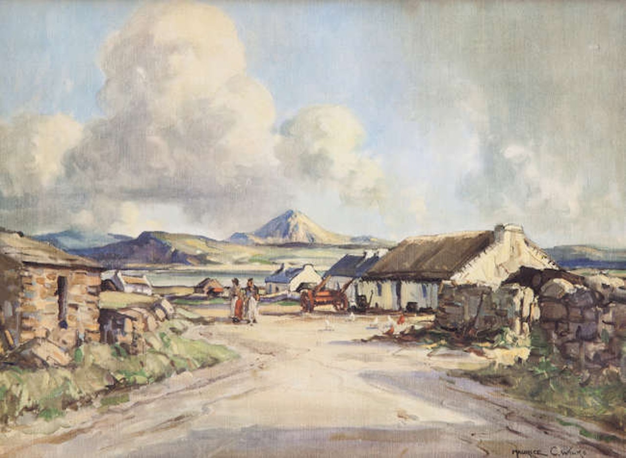 Errigal from Gola Island, Co. Donegal by Maurice Canning Wilks