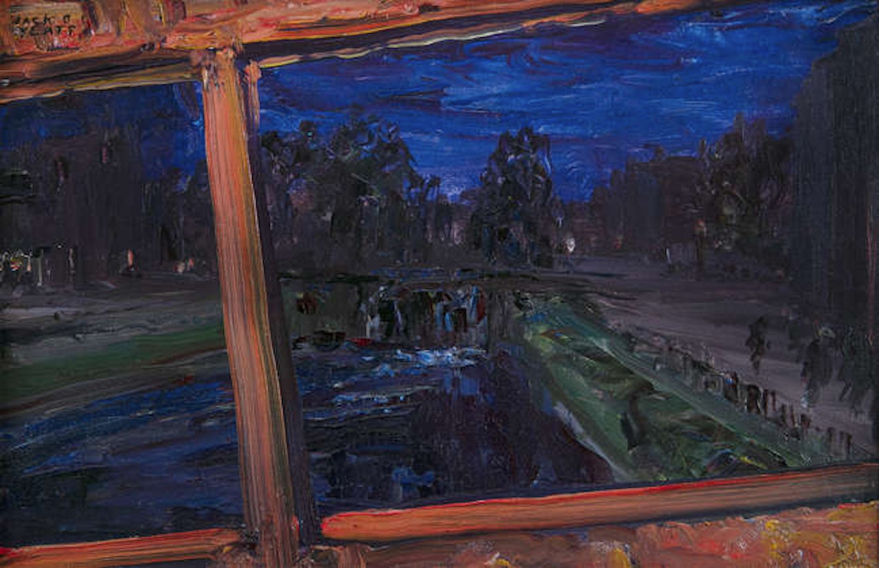 Crossing the Canal Bridge, from the Tram Top by Jack Butler Yeats