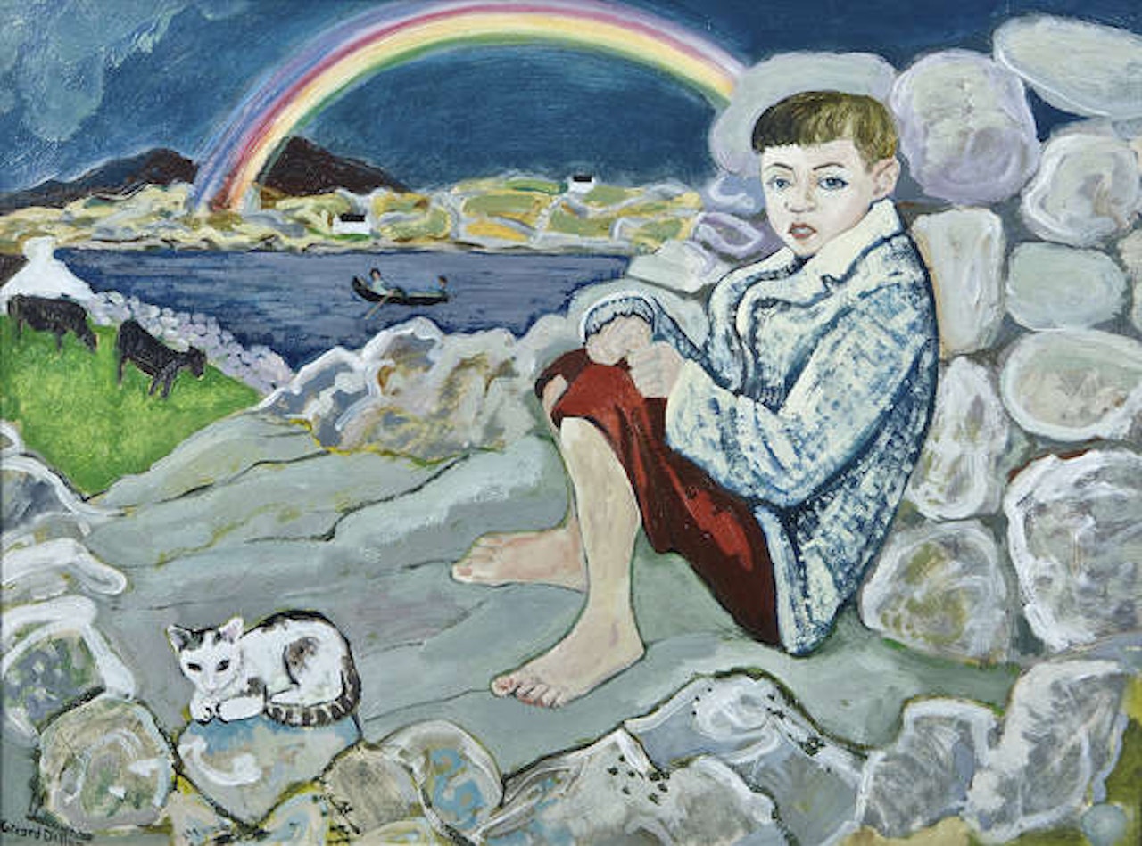 Tom Baker by the Black Lake by Gerard Dillon