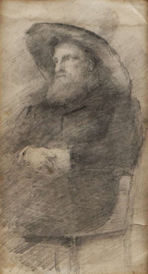Portrait of a bearded gentleman by John Butler Yeats