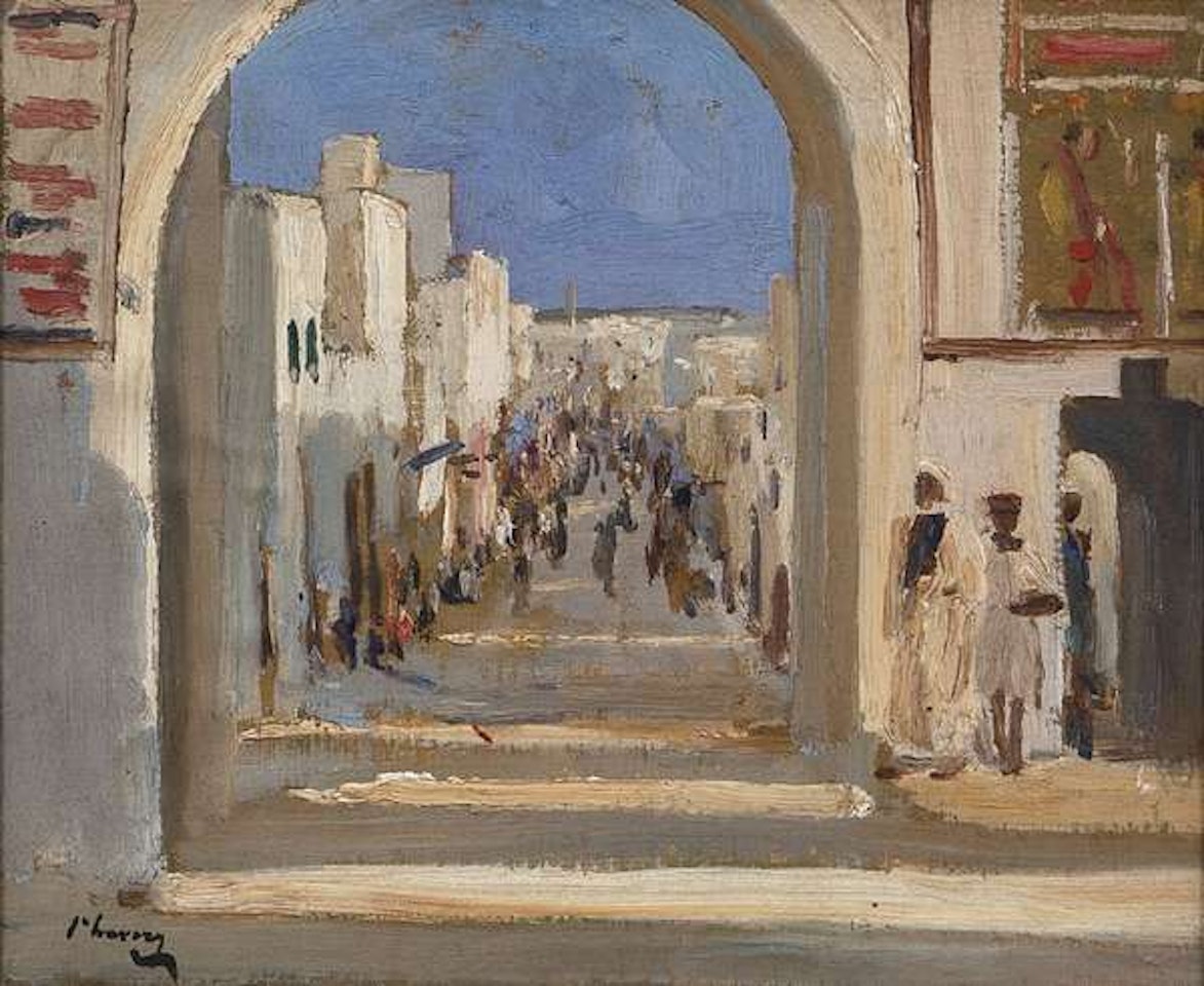A Street in Rabat, Morocco by John Lavery