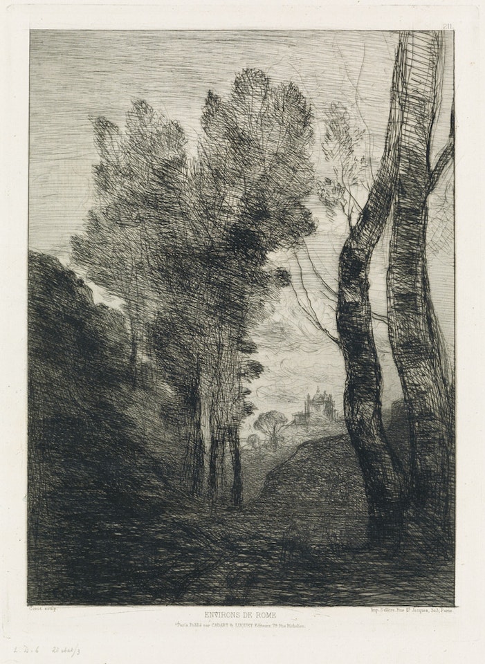Environs de Rome by Jean Baptiste Camille Corot