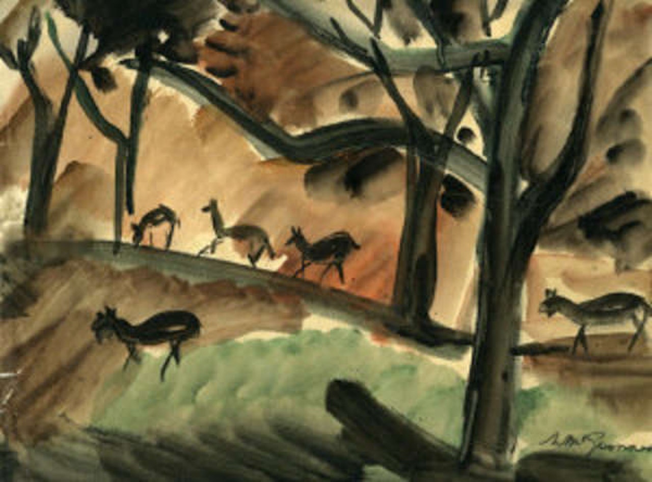 Deer in the Park (Ref 5) by Norah McGuinness