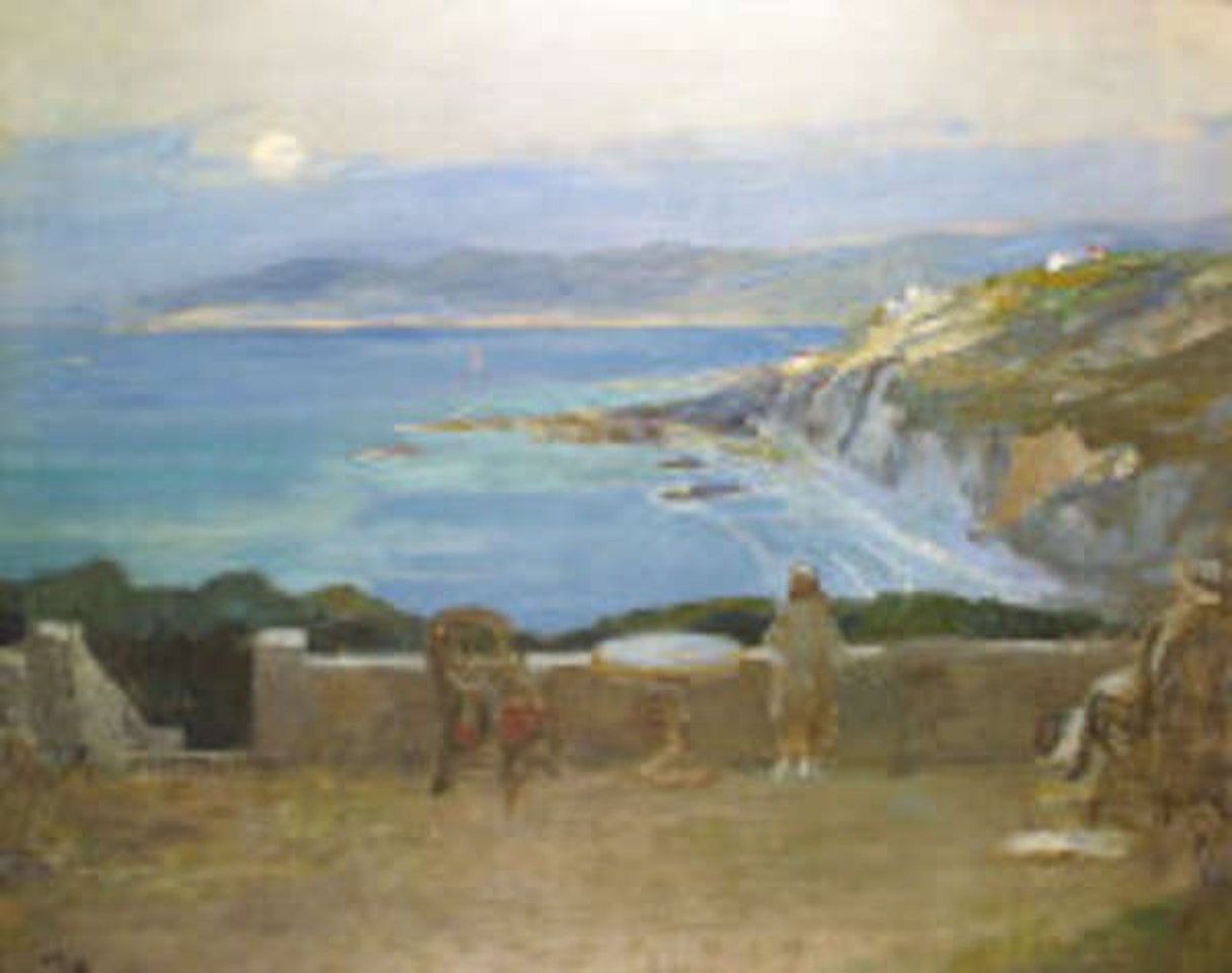 The Rising Moon, Tangier Bay by John Lavery