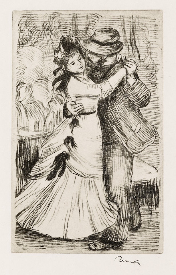 La Danse à la Campagne, 2e planche by Pierre-Auguste Renoir