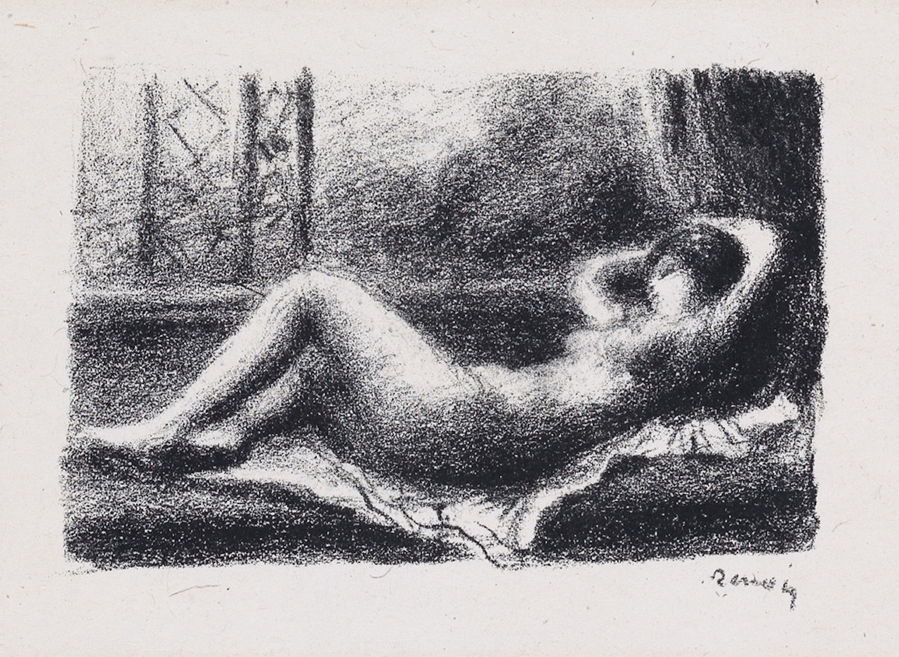 Odalisque by Pierre-Auguste Renoir