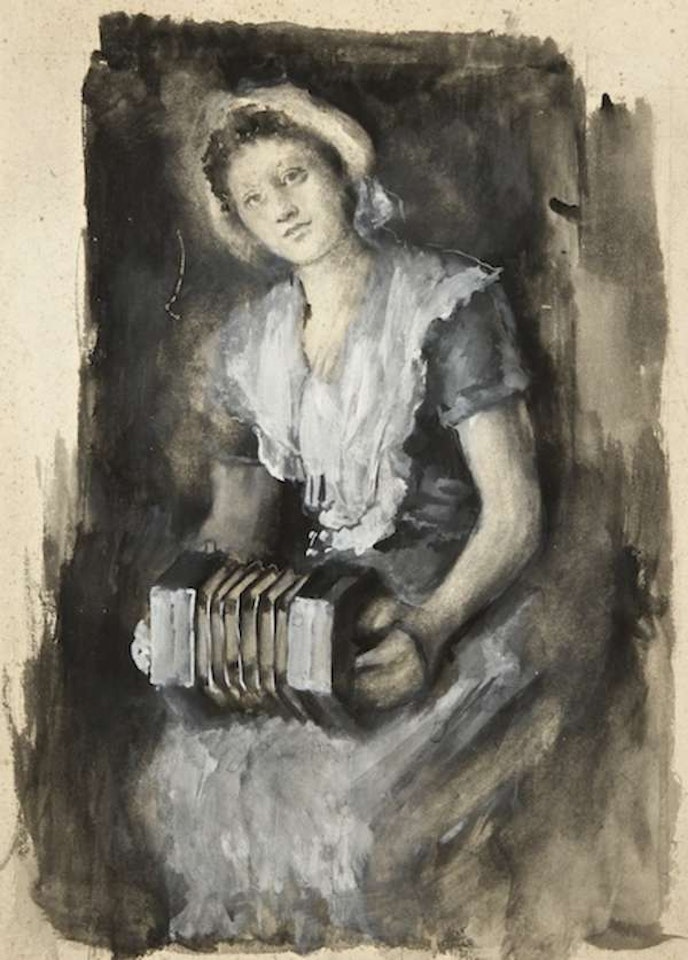 The Concertina Player by John Butler Yeats