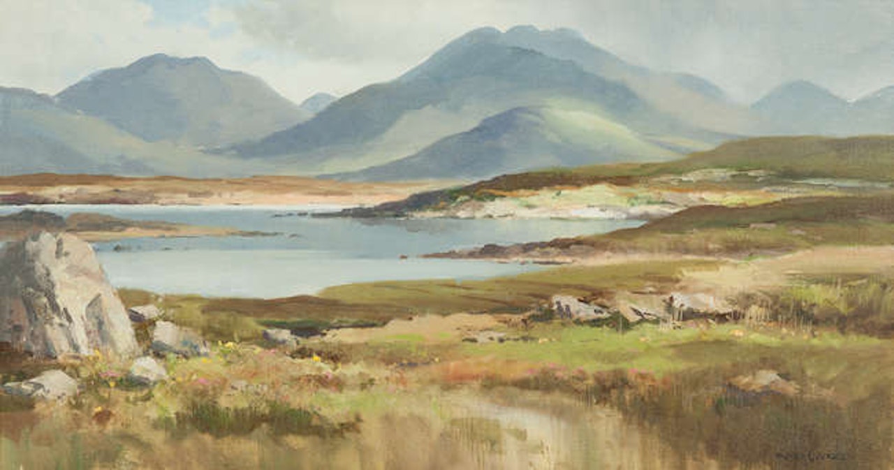 At Recess, Connemara, Co. Galway by Maurice Canning Wilks