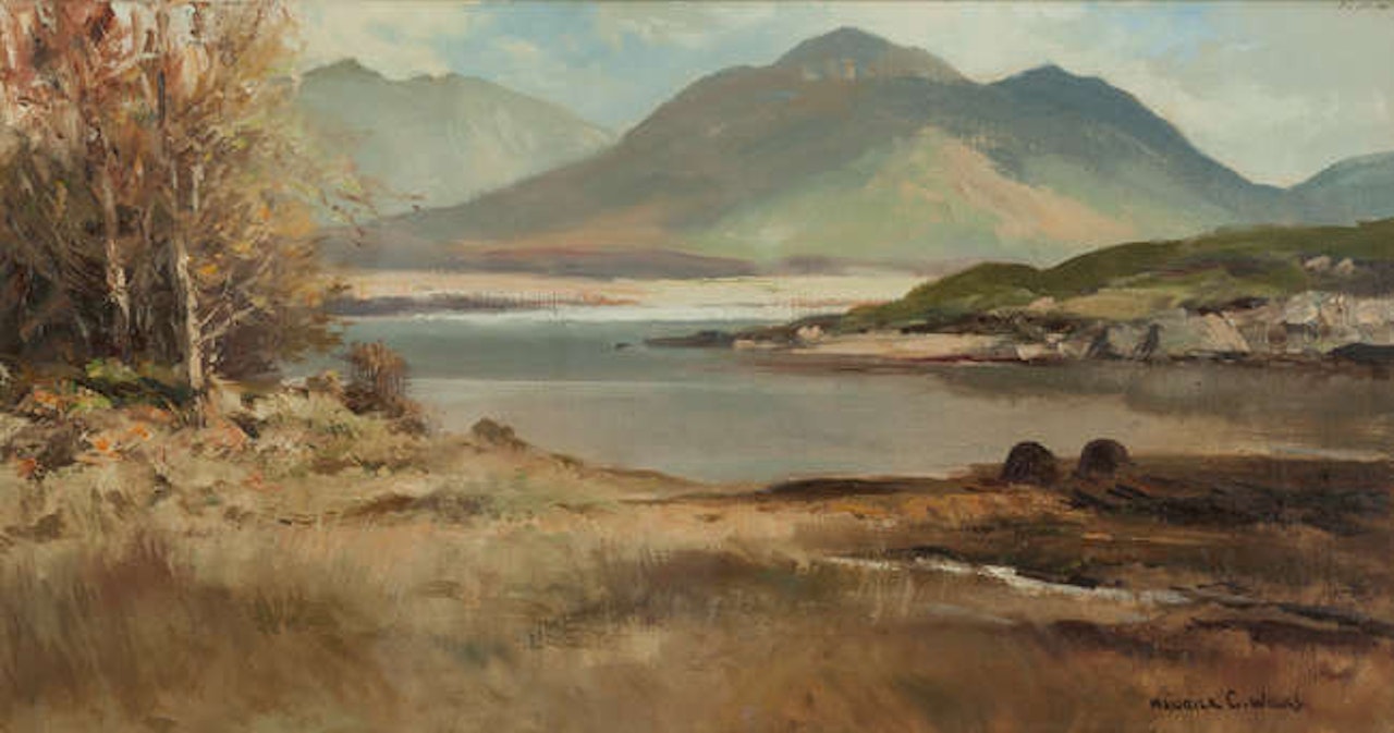 Lough Ballinfad, Connemara by Maurice Canning Wilks