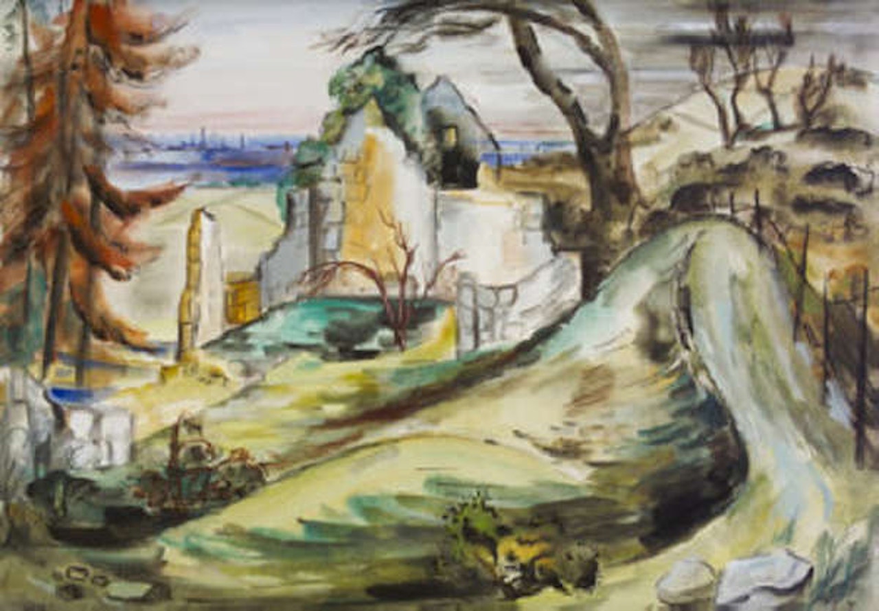 Looking over Dublin by Norah McGuinness