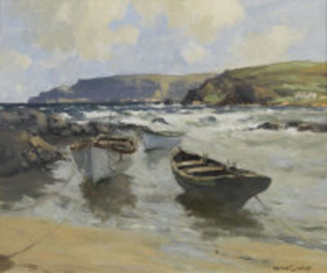 Easterly Wind, Antrim Coast, Cushendun by Maurice Canning Wilks