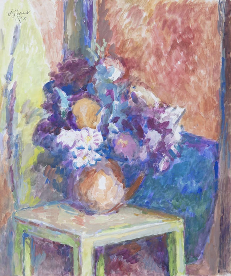 Flowers in the Studio by Duncan Grant