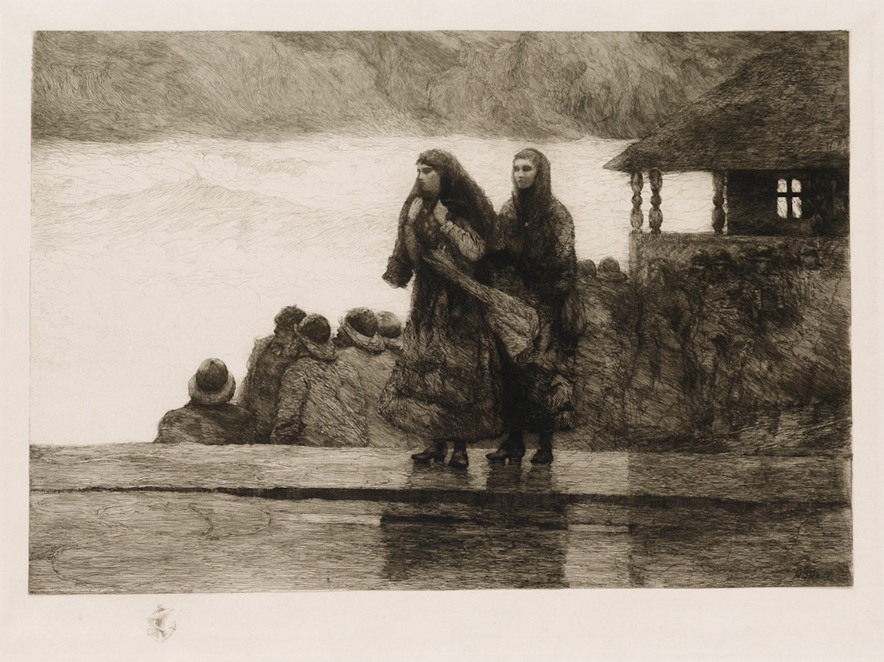 Perils of the Sea by Winslow Homer