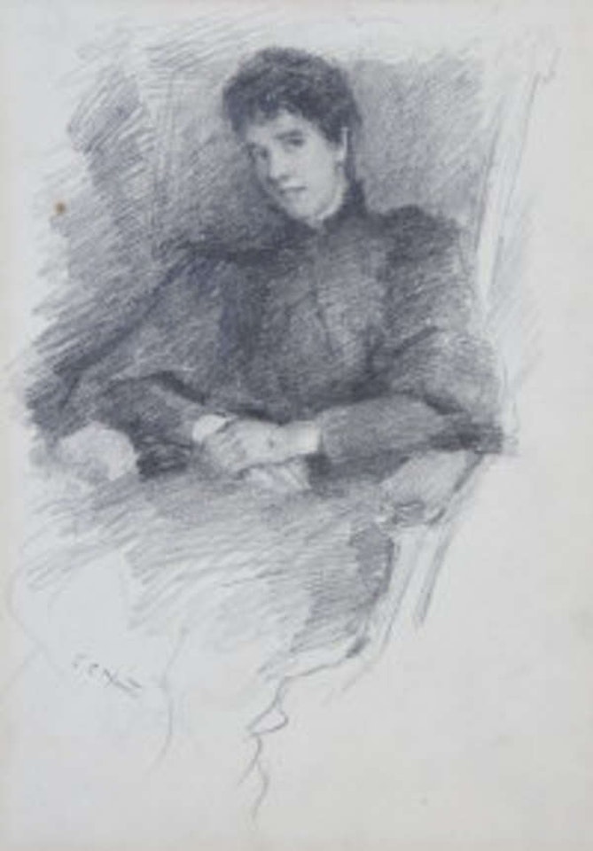 Elizabeth Corbet Yeats by John Butler Yeats