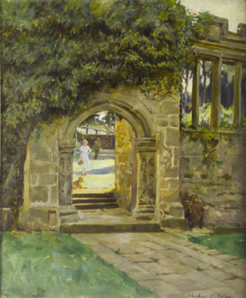 The Garden Gate by Stanhope Alexander Forbes