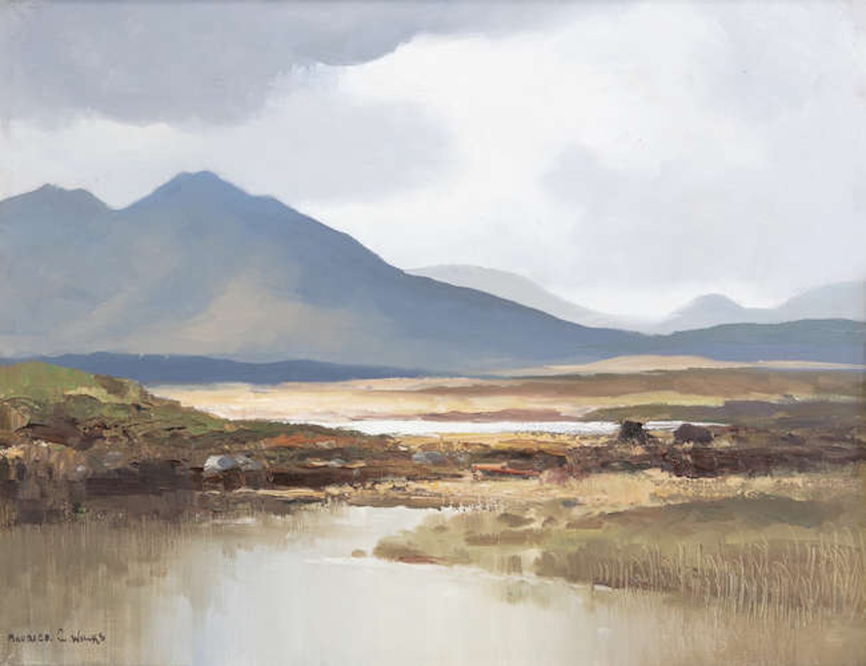 Landscape Near Recess, Connemara by Maurice Canning Wilks