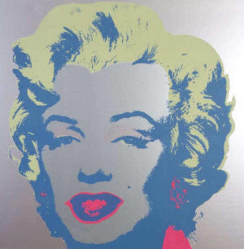 Silver marilyn by Andy Warhol