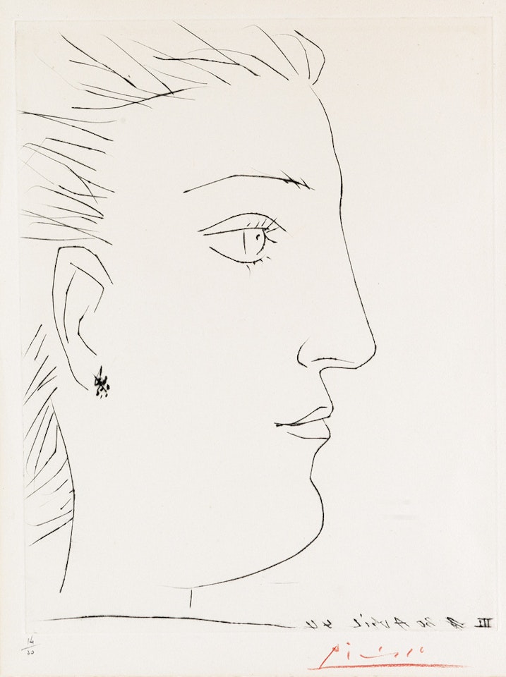 Profil de Femme by Pablo Picasso