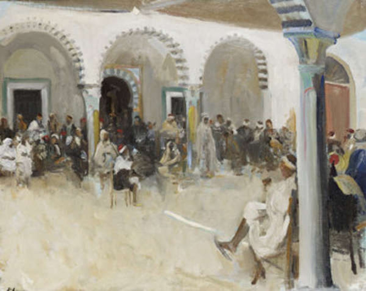 Arab Caf?, Tunis by John Lavery