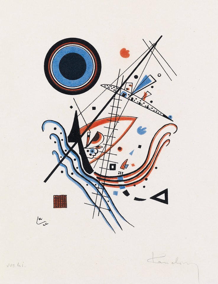 Lithographie Blau by Wassily Kandinsky