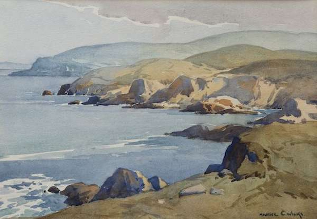 Coast at Culdaff, Inishowen, Co. Donegal by Maurice Canning Wilks