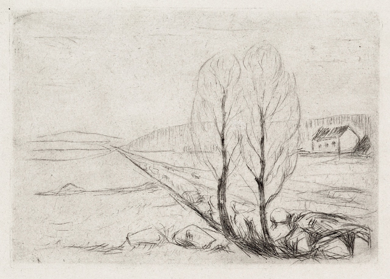 Norsk Landskap by Edvard Munch