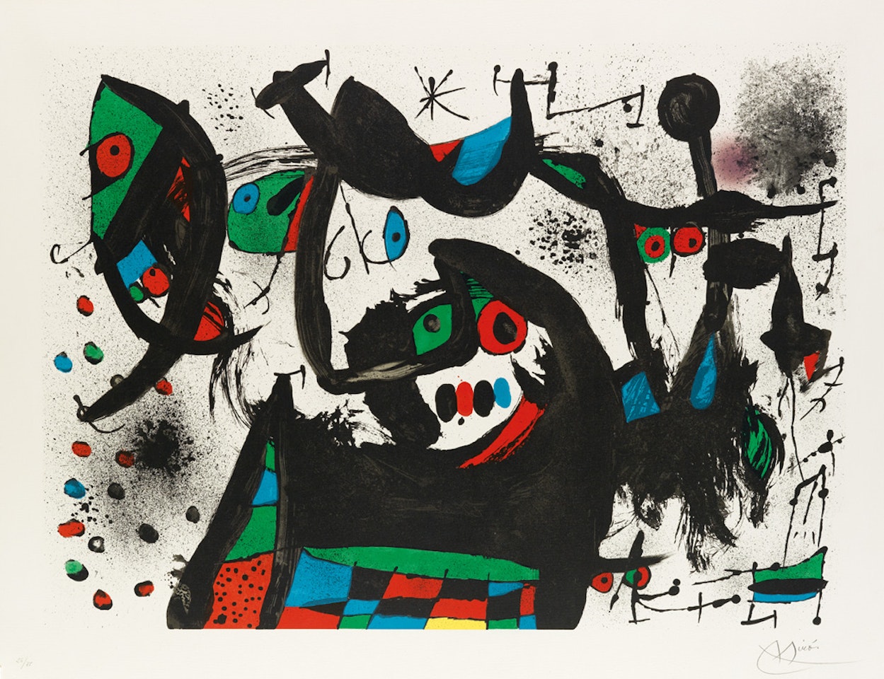 Hommage à Joan Prats by Joan Miró
