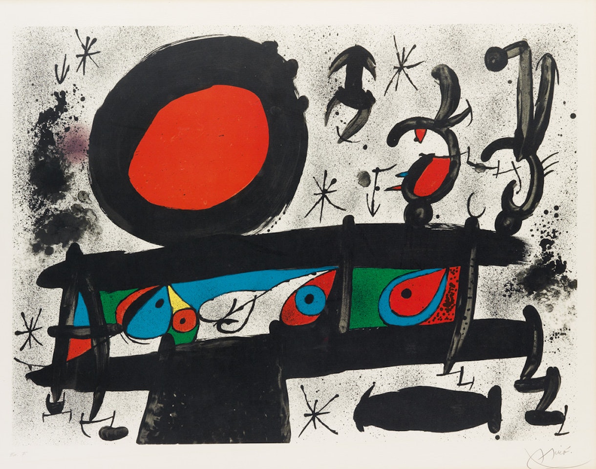 Homenatge à Joan Prats by Joan Miró