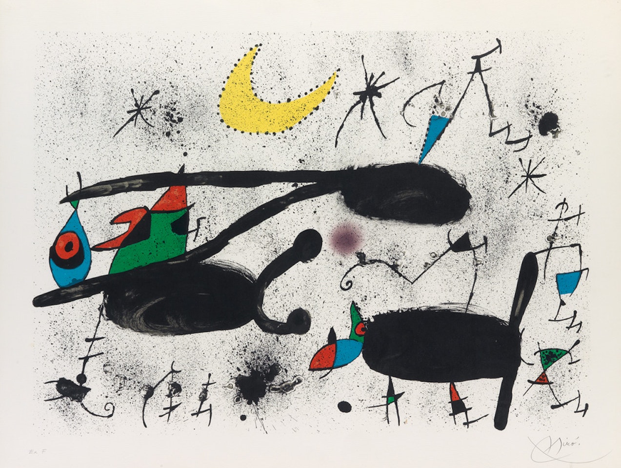 Homenatge à Joan Prats by Joan Miró