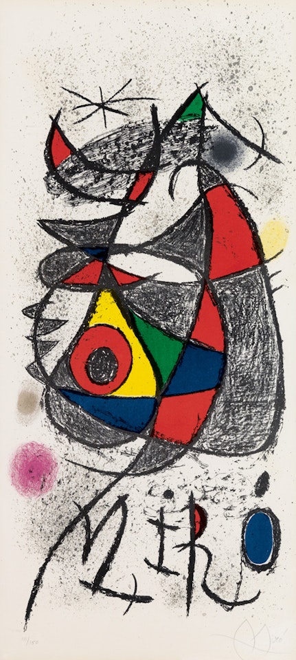 Affiche pour l'Exposition "Peintures, gouaches, dessins." by Joan Miró