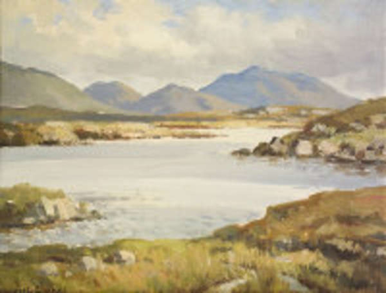 Connemara landscape by Maurice Canning Wilks
