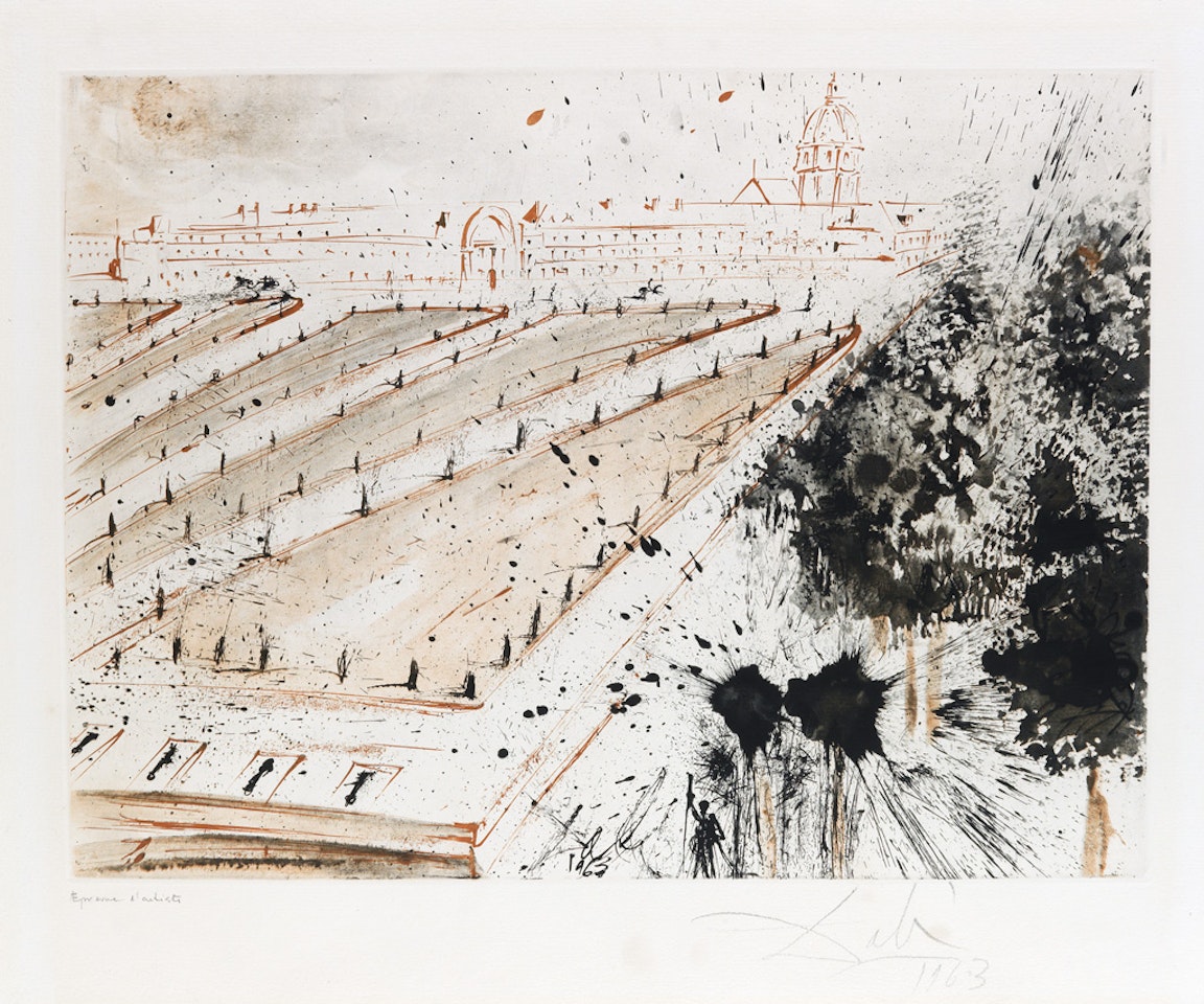 Les Invalides by Salvador Dali