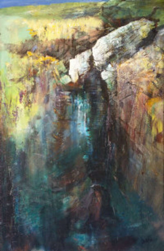 Reflections by a Bog Pool by Kenneth Webb