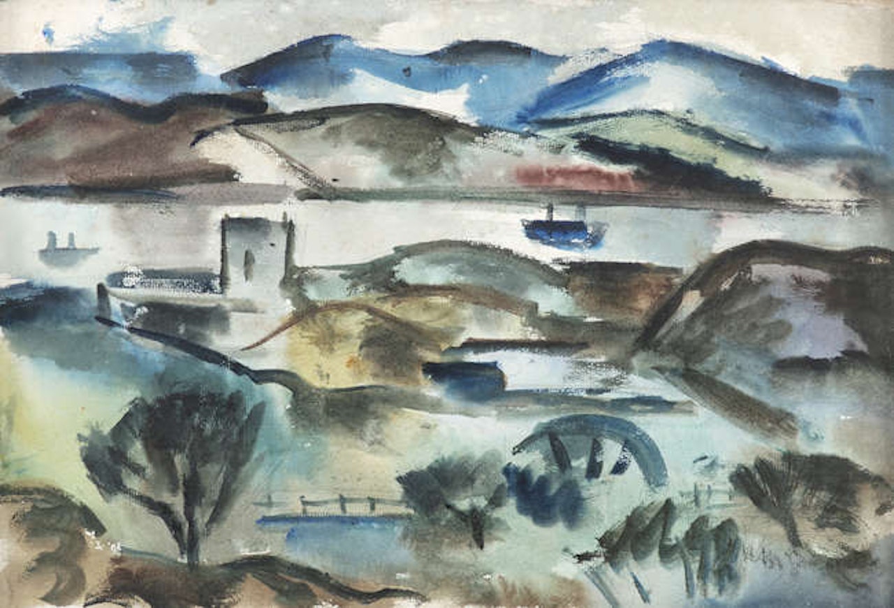 Boats on the Lough by Norah McGuinness
